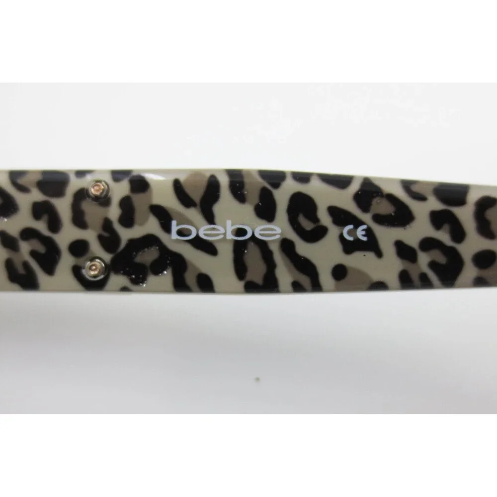 Bebe BB7080 Tortoise Leopard Print Eyeglasses Frames 57-17-135 Gold